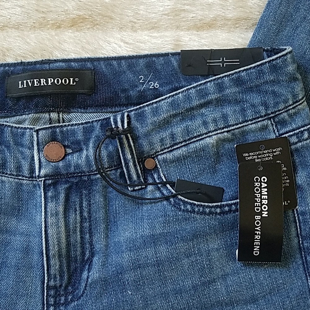 Liverpool Jeans Company Blue Boyfriend Jeans NWT - Picture 5 of 5